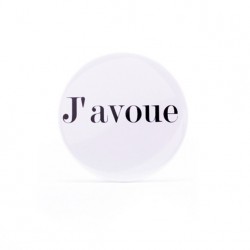 Badge J'avoue