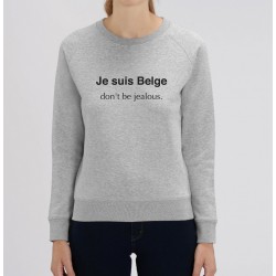 Sweatshirt Je suis Belge,...