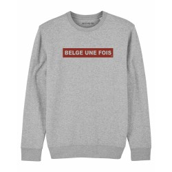 Sweatshirt Belge Une Fois...