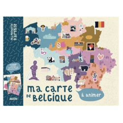 Ma carte de Belgique à animer