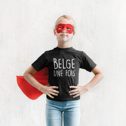 Tshirt Enfant Belge une fois