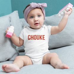 Body bébé Chouke - rouge