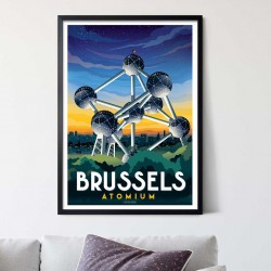 Affiche Brussels Atomium