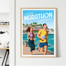 Poster Marathon de Namur