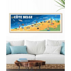 Poster La côte belge -...