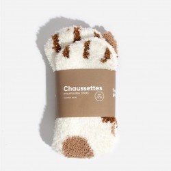Chaussettes moumoute chat