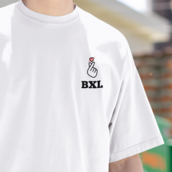 T-shirt Bxl coeur de doigts