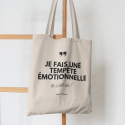 Tote bag Tempête émotionnelle