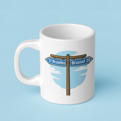 Mug Panneau Bruxelles