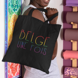 Tote bag Belge une Fois LGBT