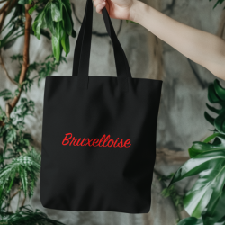 Tote bag Bruxelloise cursive