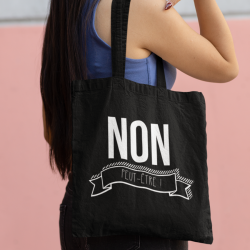 Tote bag Non peut-être drapeau