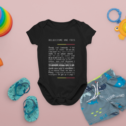 Body bébé Belgicismes une fois