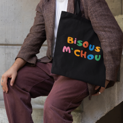 Tote bag Bisous m'chou
