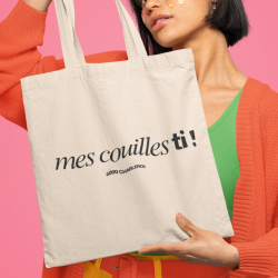 Tote bag mes couilles ti