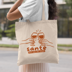 Tote bag Santé mais pas des...