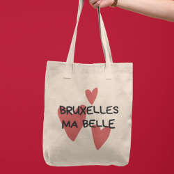 Tote bag Bxl ma belle coeur