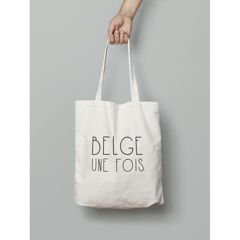 Tote bag Belge une fois Tote bag Belge une fois